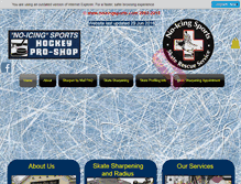 Tablet Screenshot of noicingsports.com